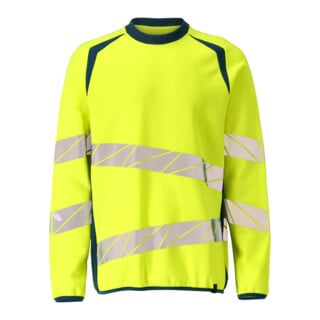 Mascot Sweatshirt 4XLONE hi-vis gelb/dunkelpetroleum moderne Passform