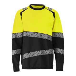 Mascot Sweatshirt 5XL schwarz/hi-vis gelb moderne Passform