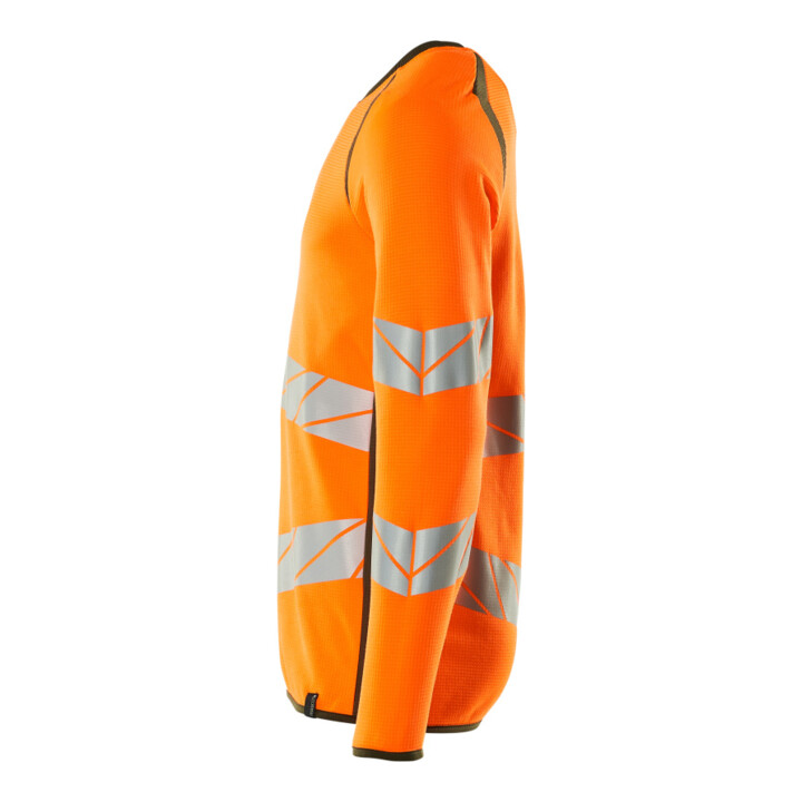 Mascot Sweatshirt 5XLONE hi-vis orange/moosgrün moderne Passform