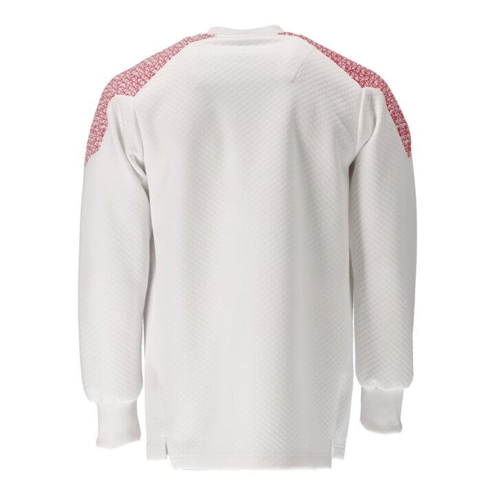 Mascot Sweatshirt Größe L weiss verkehrsrot