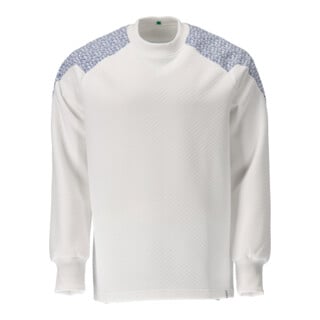 Mascot Sweatshirt Größe M weiss/azurblau