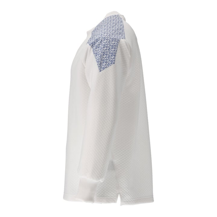 Mascot Sweatshirt Größe M weiss/azurblau