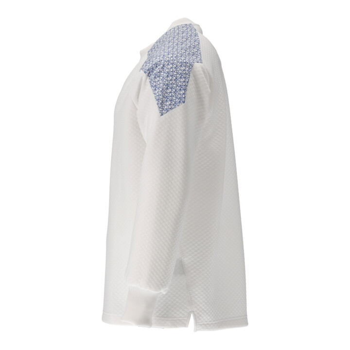 Mascot Sweatshirt Größe S weiss/azurblau