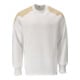 Mascot Sweatshirt Größe S weiss/currygelb
