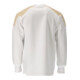 Mascot Sweatshirt Größe S weiss/currygelb
