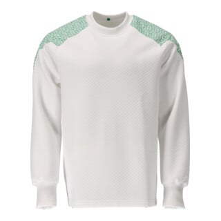 Mascot Sweatshirt Größe S weiss/grasgrün