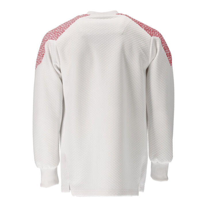 Mascot Sweatshirt Größe S weiss verkehrsrot
