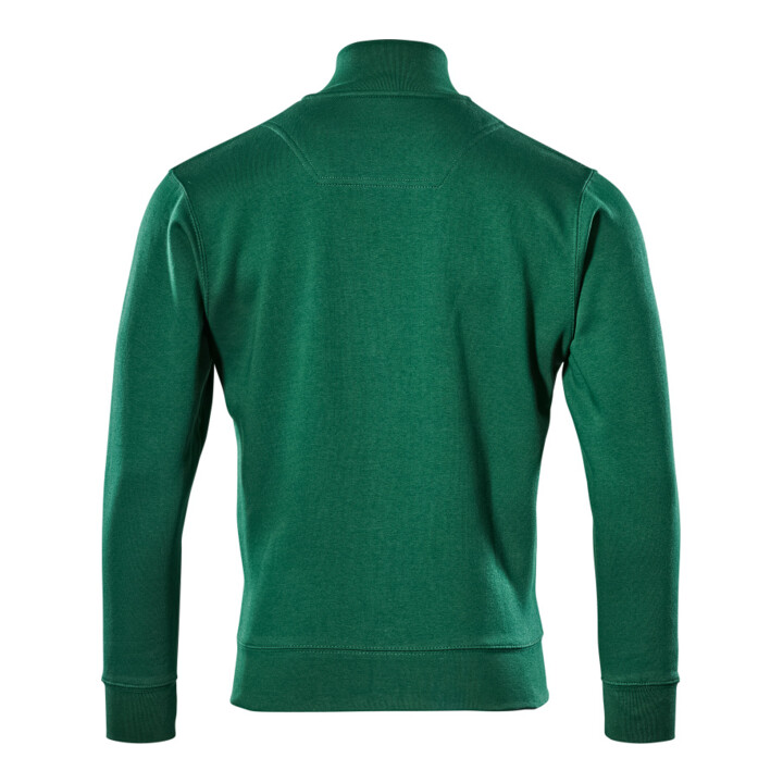 MASCOT Sweatshirt Lavit mit Reißverschluss grün Gr. L