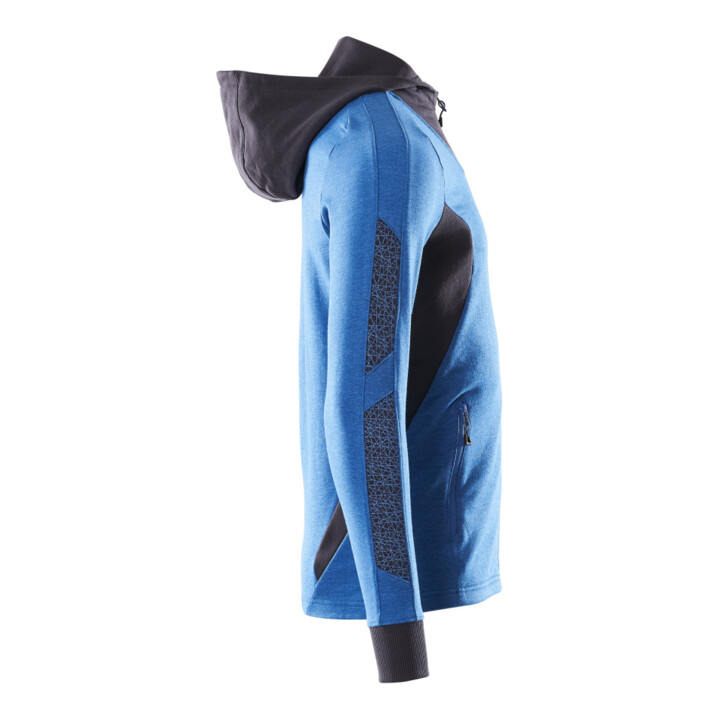 Mascot Sweatshirt mit Kapuze moderne Passform Größe S azurblau/schwarzblau