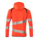 Mascot Sweatshirt mit Kapuze moderne Passform Hi-vis rot/schwarzblau Gr. M