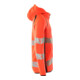 Mascot Sweatshirt mit Kapuze moderne Passform Hi-vis rot/schwarzblau Gr. M