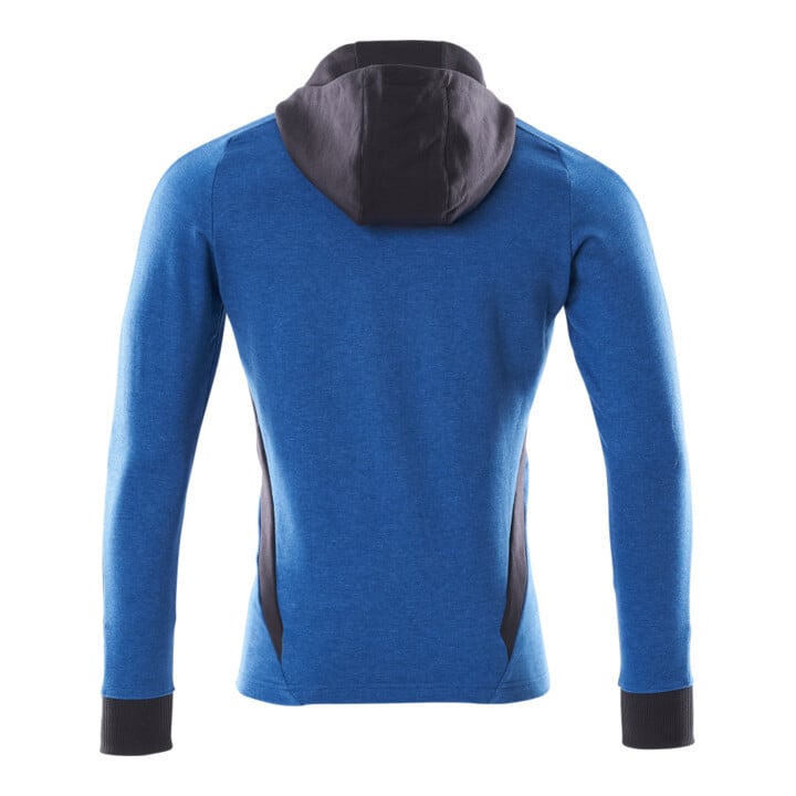 Mascot Sweatshirt mit Kapuze moderne Passform Reißverschluss M azurblau/schwarzblau