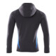 Mascot Sweatshirt mit Kapuze Reißverschluss 2XL schwarzblau/azurblau