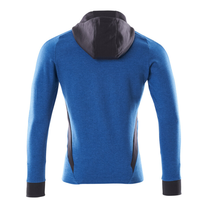 Mascot Sweatshirt mit Kapuze Reißverschluss 4XL azurblau schwarzblau