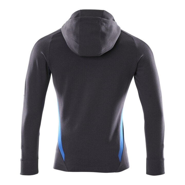 Mascot Sweatshirt mit Kapuze Reißverschluss Gr. 4XL schwarzblau/azurblau