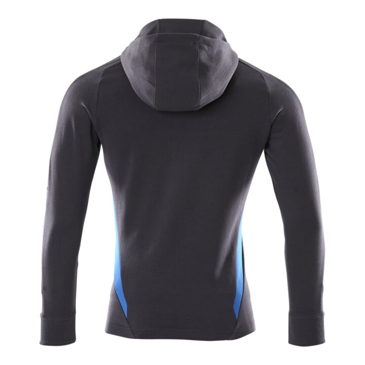 Mascot Sweatshirt mit Kapuze Reißverschluss Größe 3XL schwarzblau/azurblau
