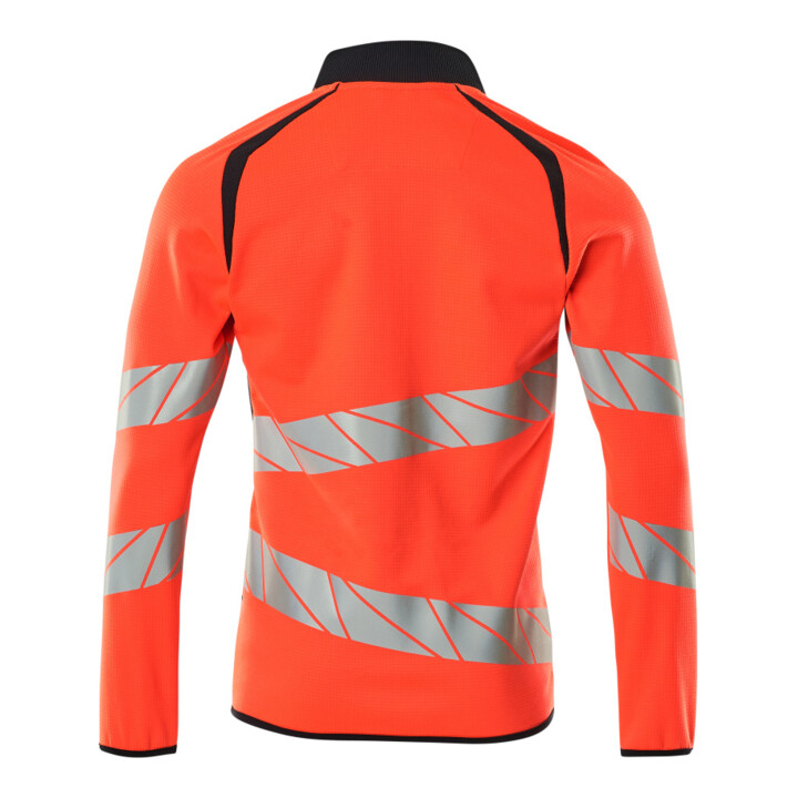 Mascot Sweatshirt mit Reißverschluss modern Fit 2XL Hi-vis rot/schwarzblau