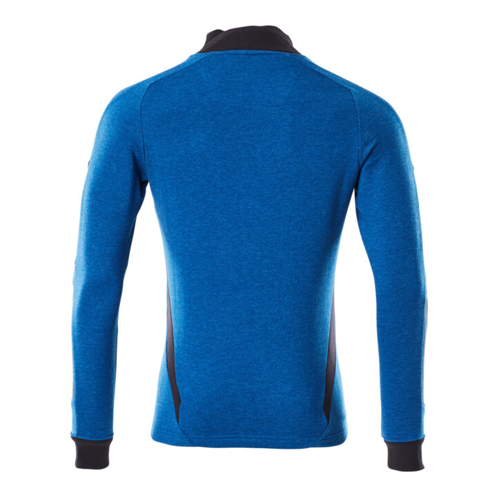 Mascot Sweatshirt mit Reißverschluss modern Fit 3XL azurblau/schwarzblau