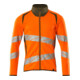 Mascot Sweatshirt mit Reißverschluss modern Fit 3XL hi-vis orange/moosgrün