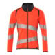 Mascot Sweatshirt mit Reißverschluss modern Fit 3XL Hi-vis rot/schwarzblau
