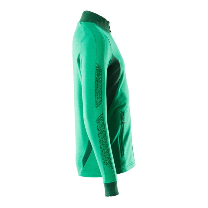 Mascot Sweatshirt mit Reißverschluss modern Fit 4XL grasgrün/grün