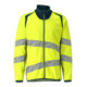 Mascot Sweatshirt mit Reißverschluss modern Fit 4XL hi-vis gelb/dunkelpetroleum