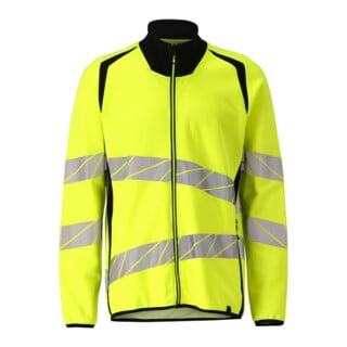 Mascot Sweatshirt mit Reißverschluss modern Fit 4XL hi-vis gelb/schwarz