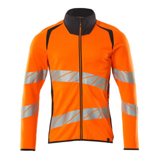 Mascot Sweatshirt mit Reißverschluss modern Fit 5XL hi-vis orange/schwarzblau