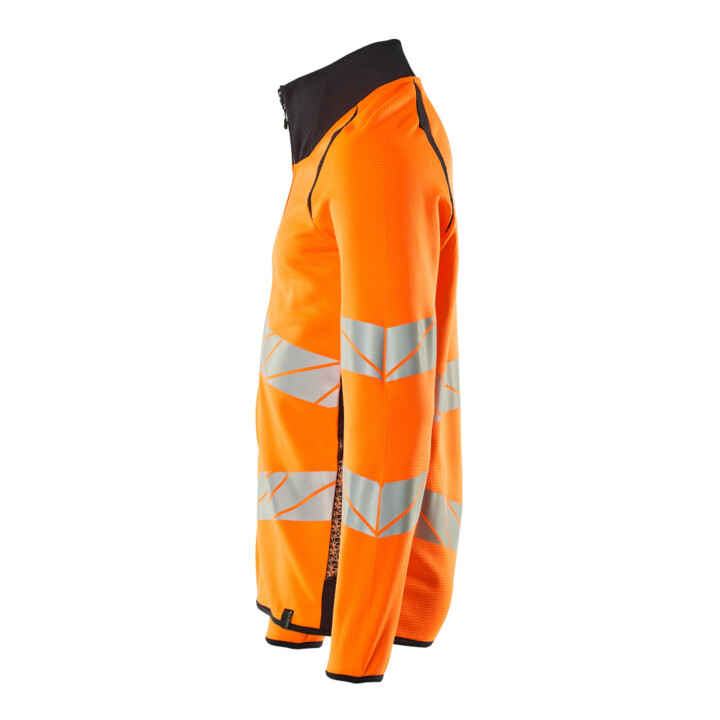 Mascot Sweatshirt mit Reißverschluss modern Fit Gr. L hi-vis orange/schwarzblau
