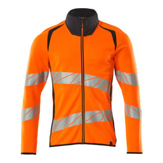 Mascot Sweatshirt mit Reißverschluss modern Fit Gr. M hi-vis orange/schwarzblau