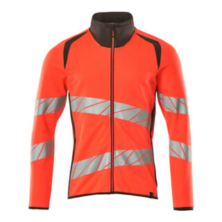 Mascot Sweatshirt mit Reißverschluss modern Fit Größe 5XL hi-vis rot/dunkelanthrazit