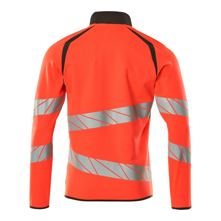Mascot Sweatshirt mit Reißverschluss modern Fit Größe 5XL hi-vis rot/dunkelanthrazit