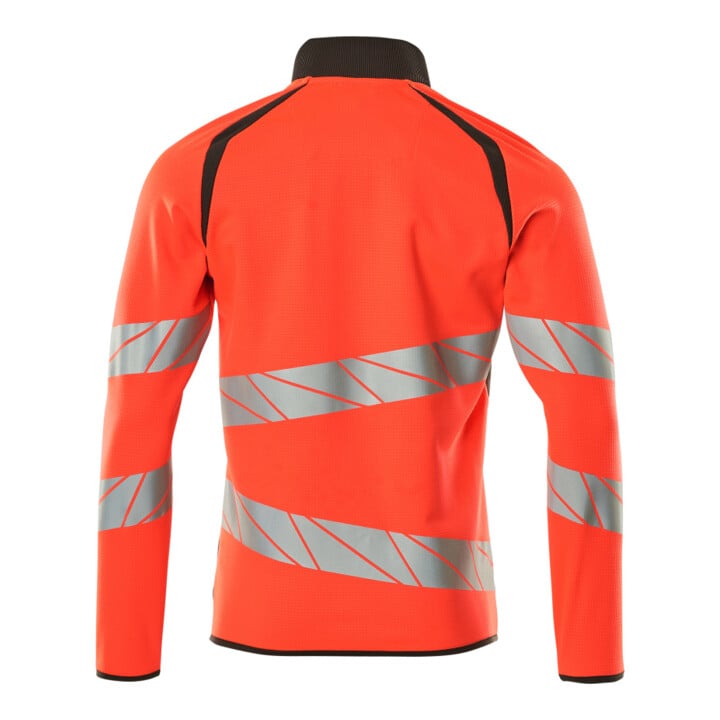 Mascot Sweatshirt mit Reißverschluss modern Fit Größe M hi-vis rot/dunkelanthrazit