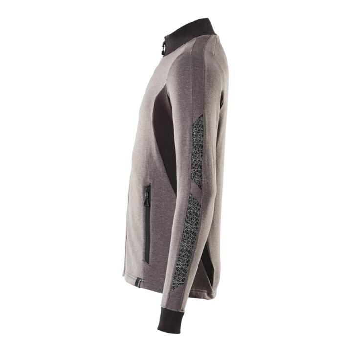 Mascot Sweatshirt mit Reißverschluss modern Fit Größe S dunkelanthrazit/schwarz