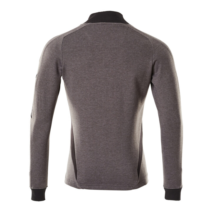 Mascot Sweatshirt mit Reißverschluss modern Fit Größe S dunkelanthrazit/schwarz