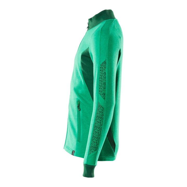 Mascot Sweatshirt mit Reißverschluss modern Fit Größe S grasgrün/grün