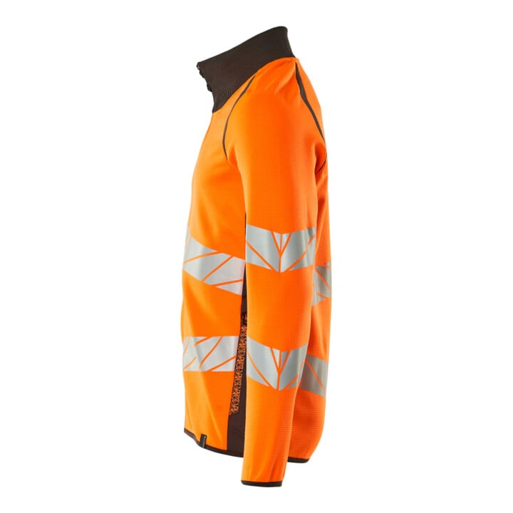 Mascot Sweatshirt mit Reißverschluss modern Fit hi-vis orange/dunkelanthrazit Größe S