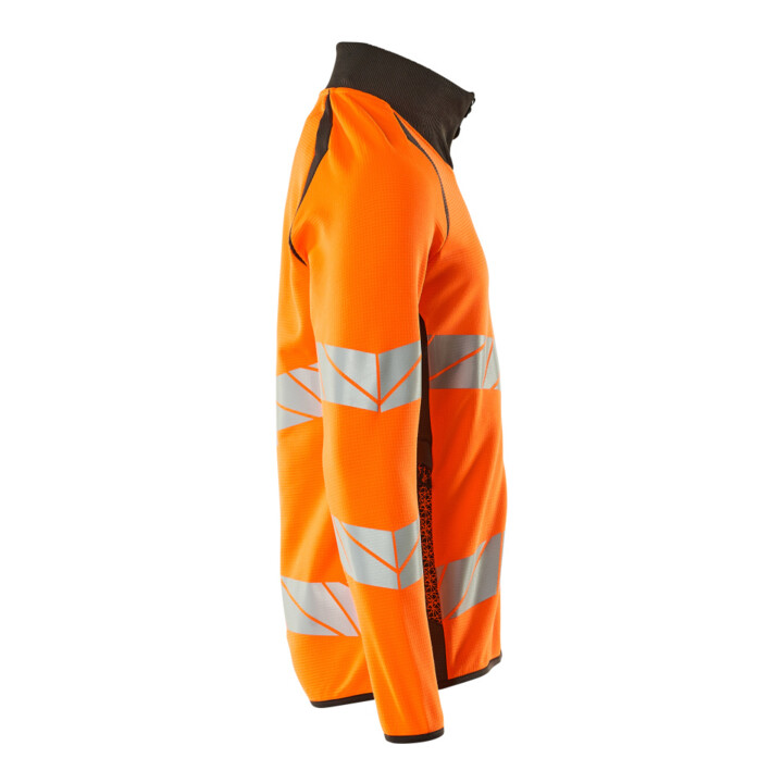 Mascot Sweatshirt mit Reißverschluss modern Fit hi-vis orange/dunkelanthrazit Größe S