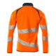 Mascot Sweatshirt mit Reißverschluss modern Fit hi-vis orange/dunkelpetroleum Größe S