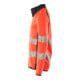 Mascot Sweatshirt mit Reißverschluss modern Fit Hi-vis rot/schwarzblau Größe S