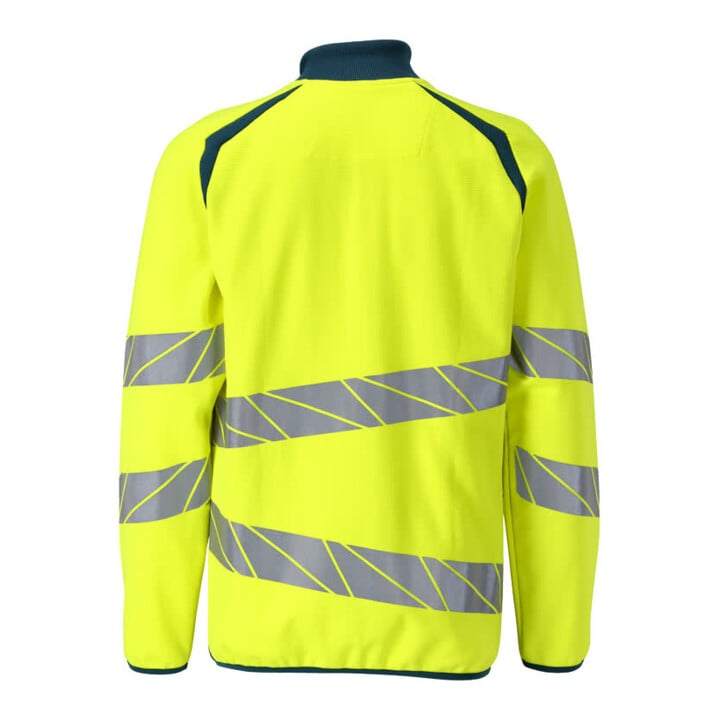 Mascot Sweatshirt mit Reißverschluss modern Fit XL hi-vis gelb/dunkelpetroleum