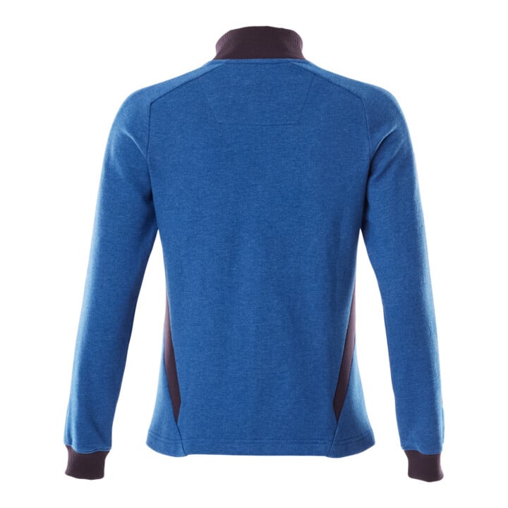 Mascot Sweatshirt mit Zipper Damen 4XL azurblau/schwarzblau