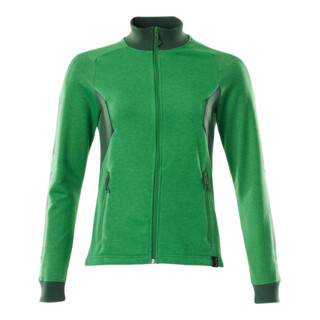 Mascot Sweatshirt mit Zipper Damen Größe L grasgrün/grün