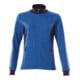 Mascot Sweatshirt mit Zipper Damen Größe M azurblau schwarzblau