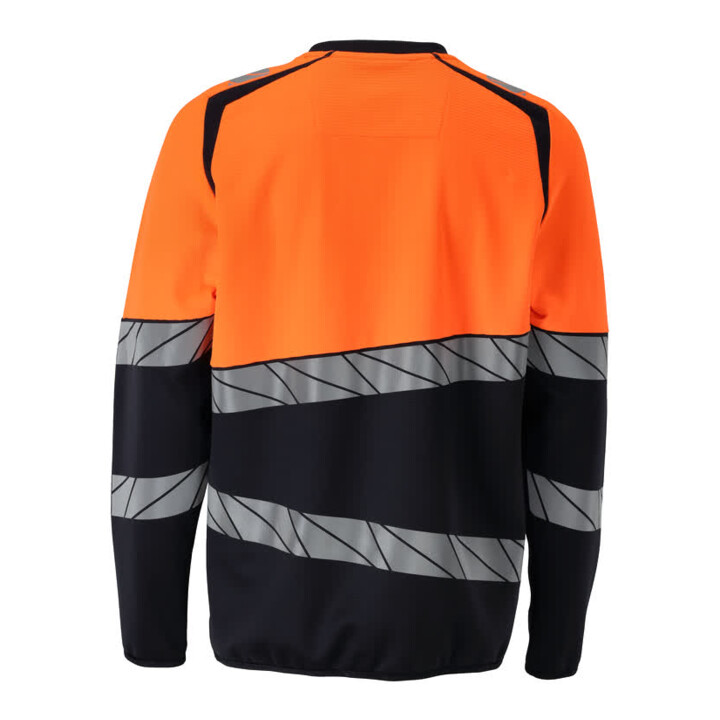 Mascot Sweatshirt moderne Passform Größe L schwarzblau/hi-vis orange
