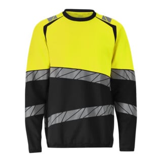 Mascot Sweatshirt moderne Passform Größe S schwarz/hi-vis gelb