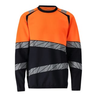 Mascot Sweatshirt moderne Passform XL schwarzblau/hi-vis orange