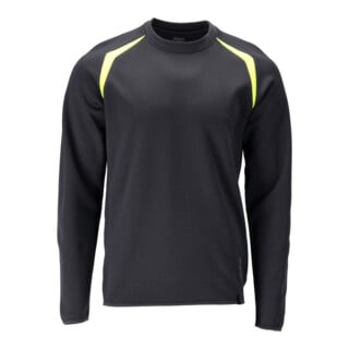 Mascot Sweatshirt Multisafe moderne Passform Gr. M schwarzblau/hi-vis gelb