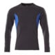 Mascot Sweatshirt ONE moderne Passform Größe L schwarzblau/azurblau