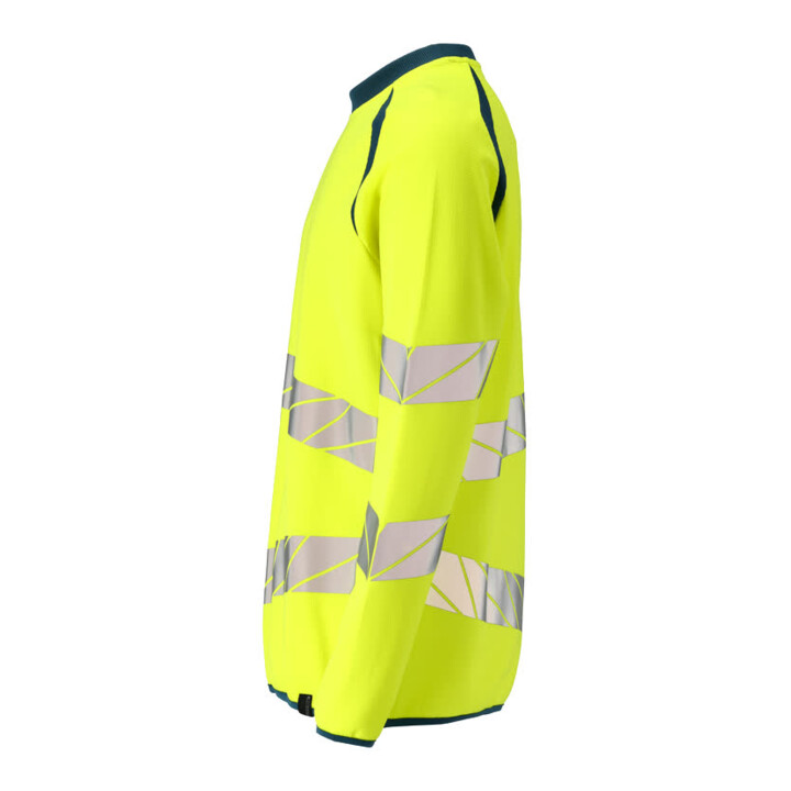 Mascot Sweatshirt ONE moderne Passform L hi-vis gelb/dunkelpetroleum